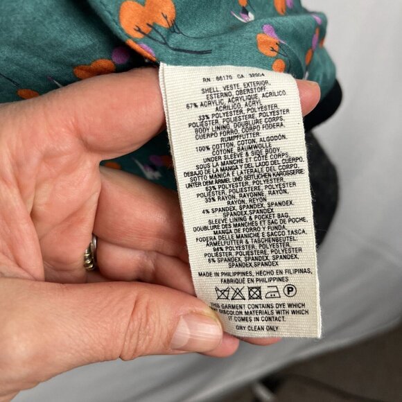 Anthropologie Cartonnier Grey Jersey Knit Blazer Womens Size 14 - Picture 6 of 9